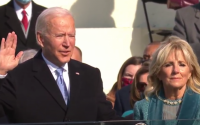 Le président Joe Biden et la Première Dame Jill Biden lors de l'inauguration du 20 janvier.