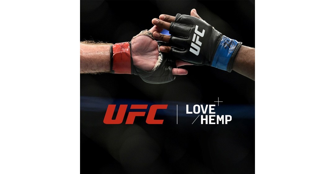 L’UFC® nomme un partenaire CBD officiel de Love Hemp