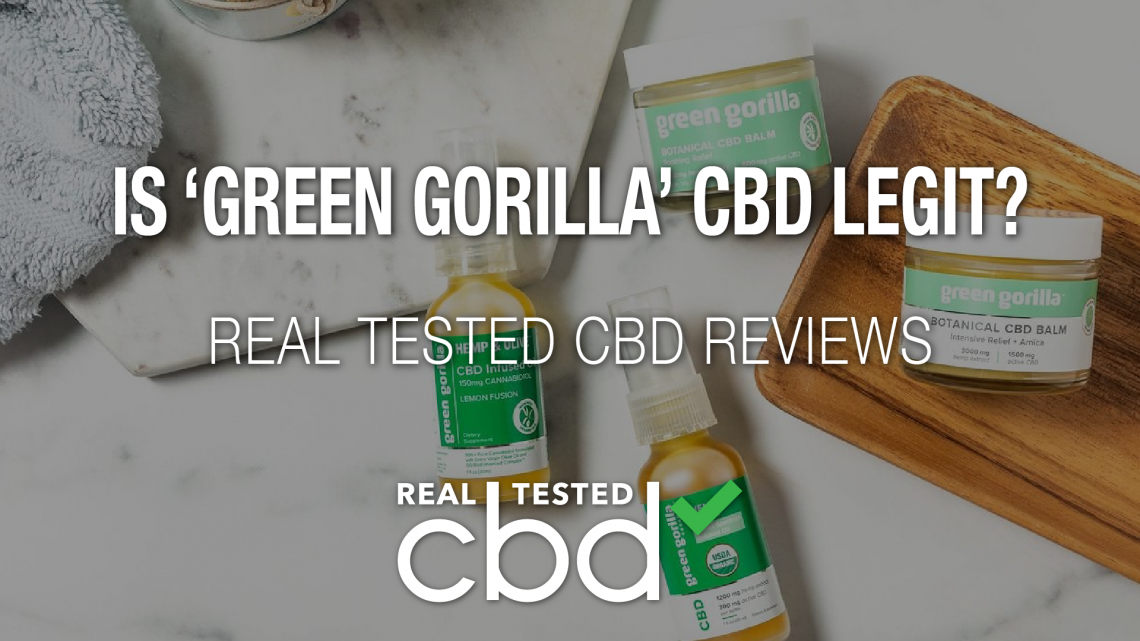 Le CBD de ‘Green Gorilla’ est-il légitime?  – Une véritable revue de la marque CBD testée