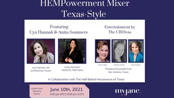 MyJane Hempowerment Virtual-Mixer présentera des femmes leaders dans l’espace de bien-être CBD