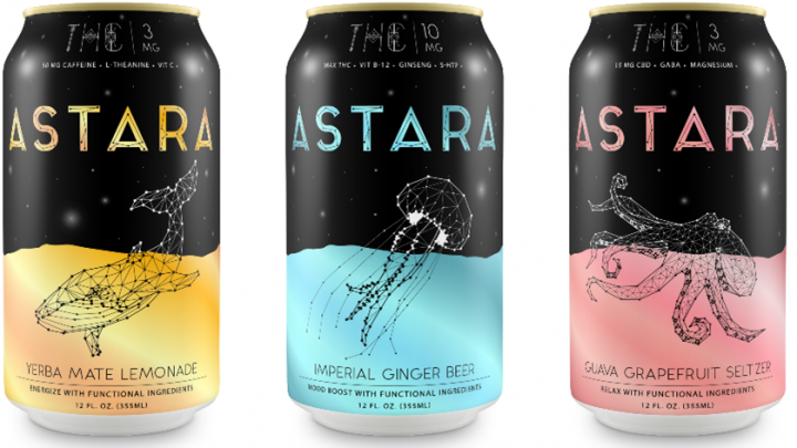 New Leaf Ventures présente les boissons infusées au THC et au CBD d’Astara