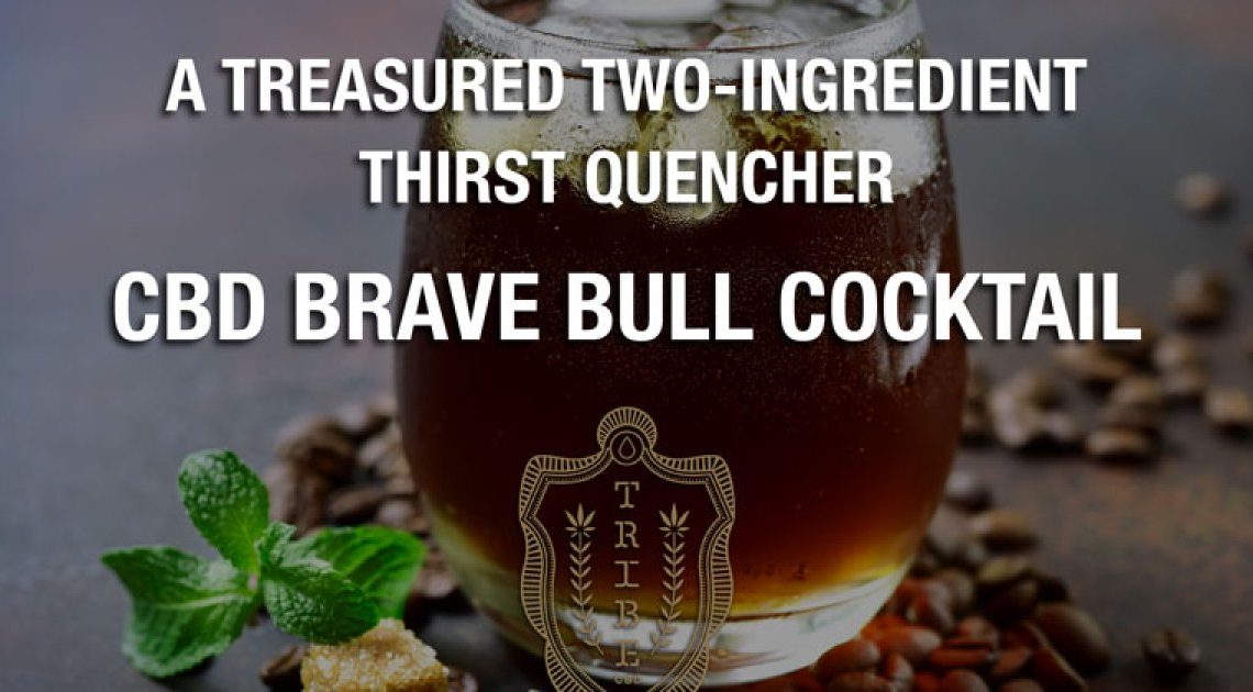 Un désaltérant précieux à deux ingrédients — Cocktail CBD Brave Bull