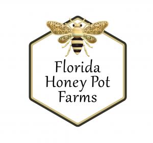 Logo de fermes de pot de miel de Floride
