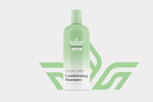 Crown Care - Shampooing revitalisant à la noix de coco et au chanvre