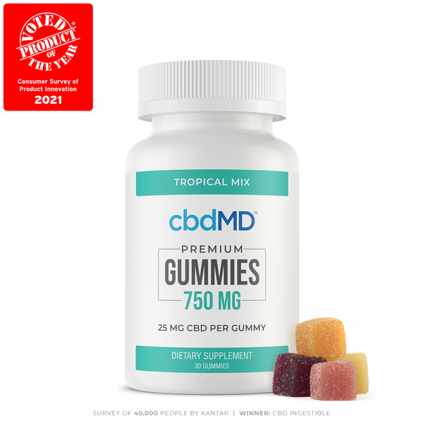 CBD Gummies 750 mg - 30 unités