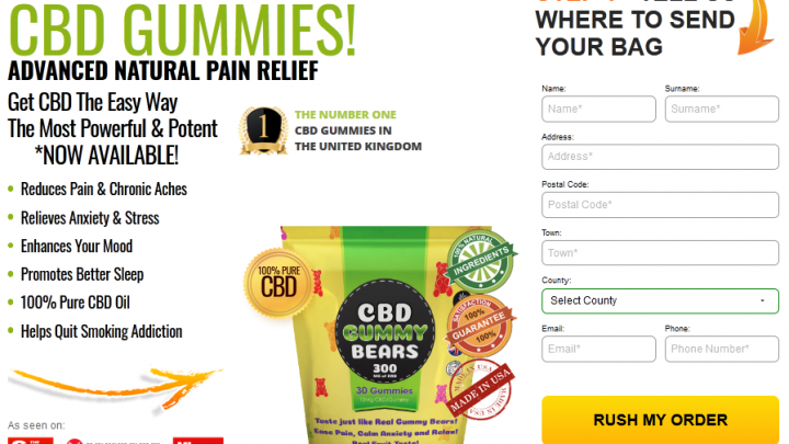 Green CBD Gummy Bears UK : Douleur chronique, douleurs articulaires |  Dragons Den CBD Gummies