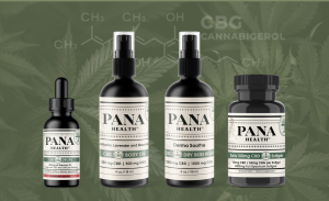 Produits CBG+CBD de Panacea Life Sciences