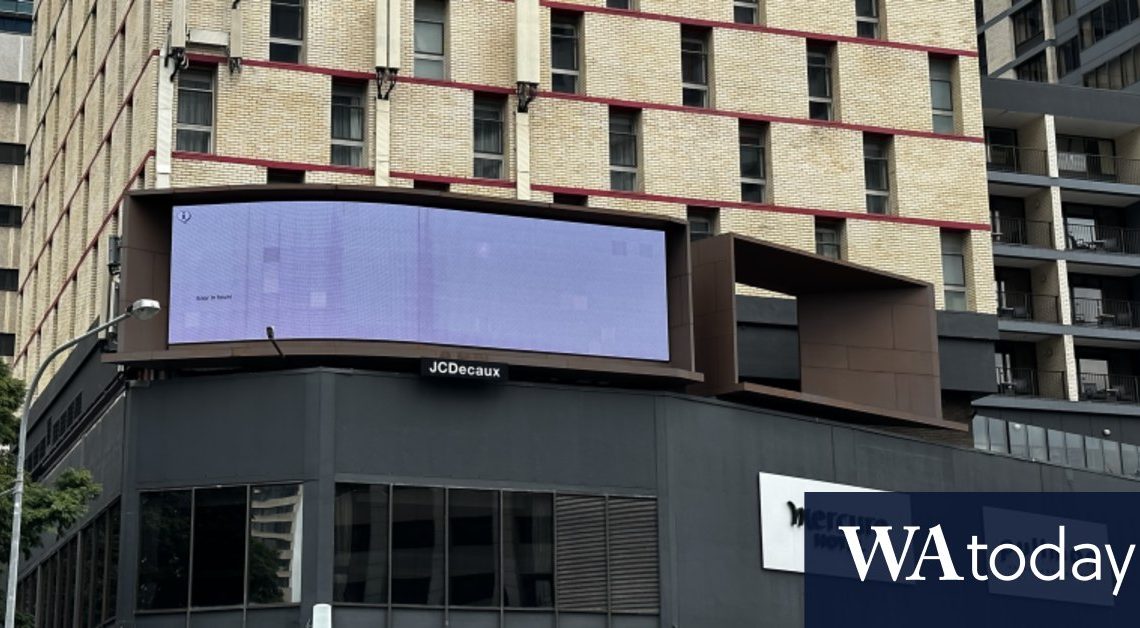 ‘Erreur lors de la récupération !’  Panneaux d’affichage en un clin d’œil dans le CBD de Brisbane