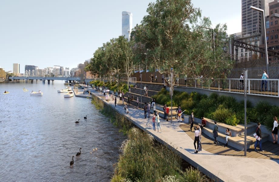 Le conseil de Melbourne approuve le projet CBD Greenline