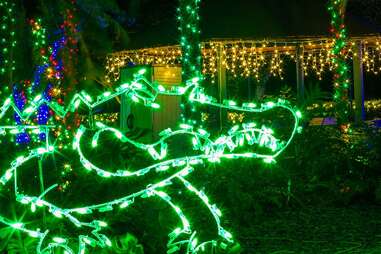 Alligator Holiday Lights au zoo de Miami