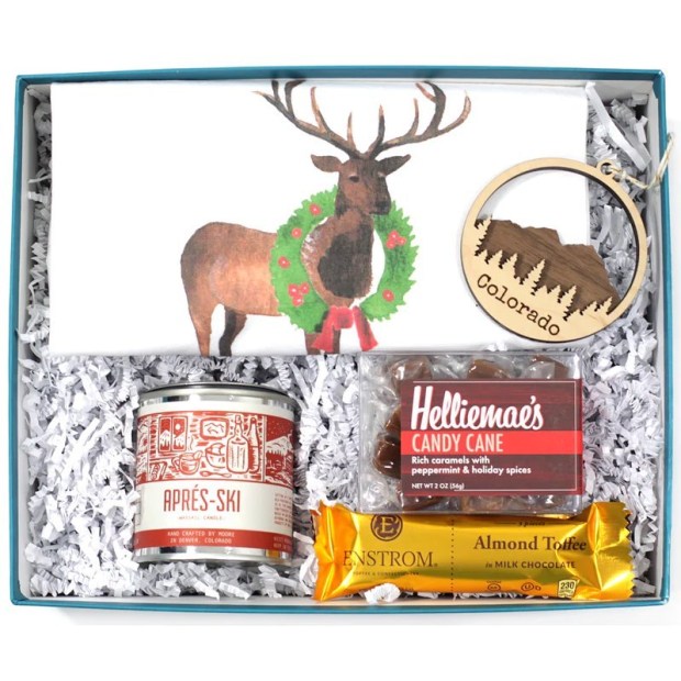 Une boîte de Noël du Colorado par Colorado Crafted, basée à Longmont, est remplie de friandises locales.  (Colorado Crafted / Photo de courtoisie)
