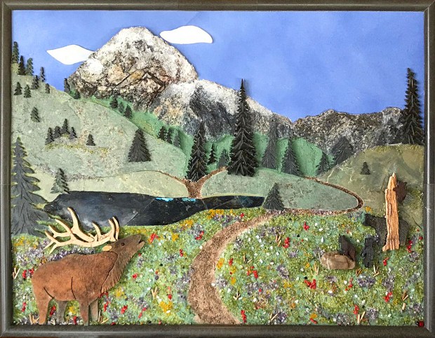 Une pièce en mosaïque de l'artiste d'Erie Theresa Rizzo de Rizzo Custom Creations.  (Thérèse Rizzo/photo de courtoisie)
