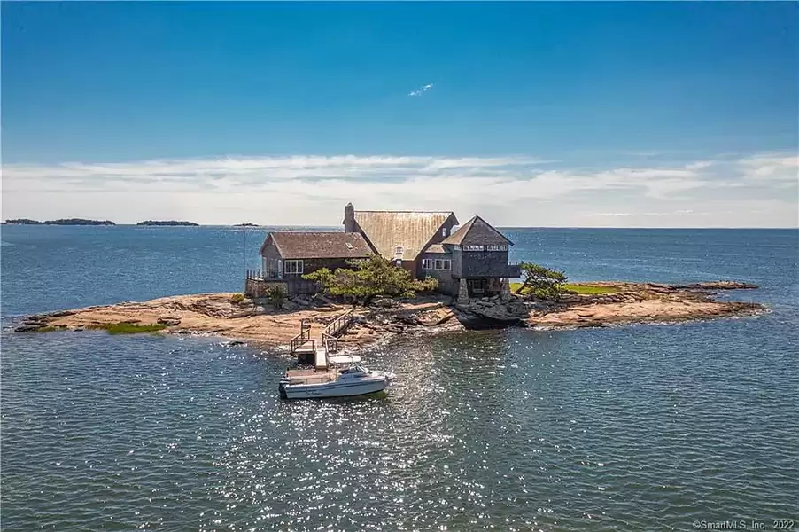 Maison sur une île privée à vendre à Branford, Connecticut