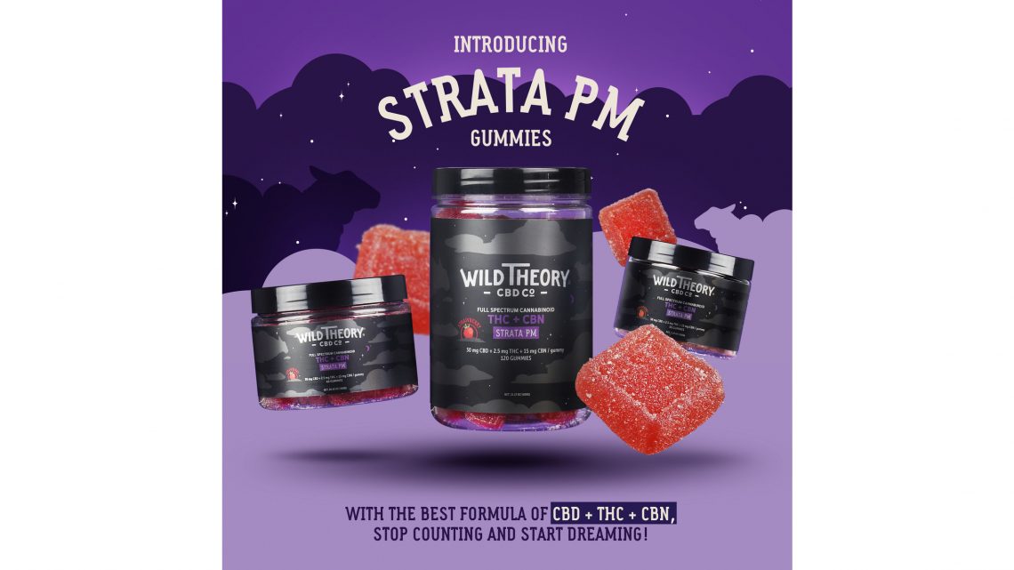 Wild Theory présente Strata PM THC + CBD + CBN Gummies pour un sommeil plus profond et plus réparateur