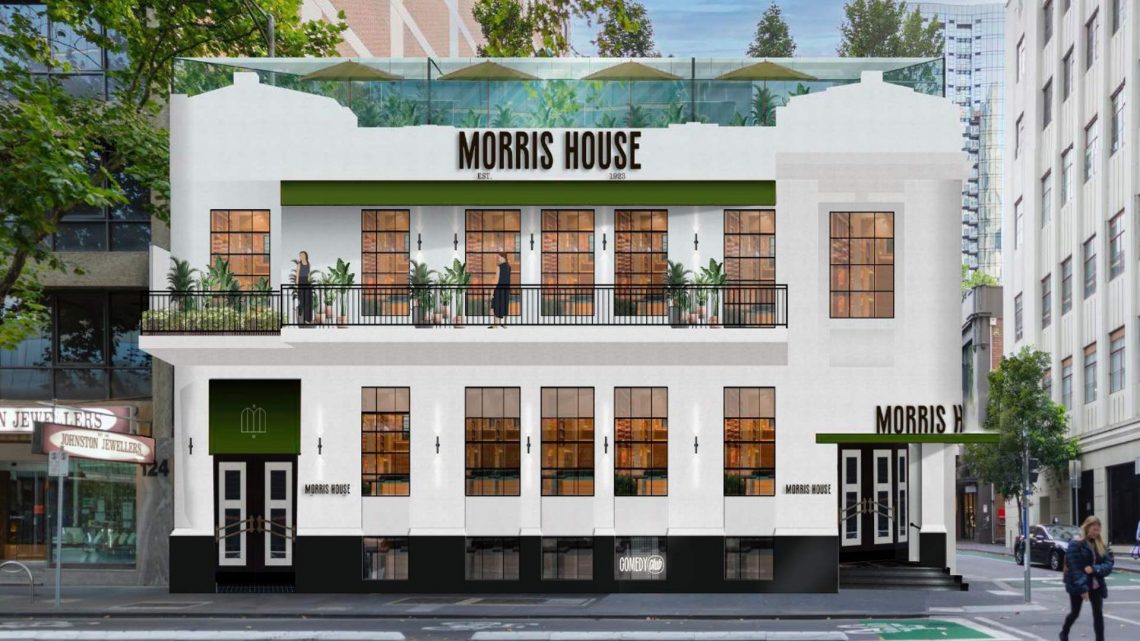 Morris House est le nouveau pub et salon de comédie de quatre étages transformant un site historique du CBD